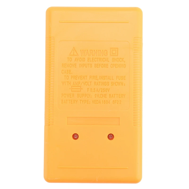 Multímetro Digital de DT-830D con zumbador, medidor de voltaje de salida de onda cuadrada, amperios, ohmios, sonda, CC, CA, LCD, protección contra sobrecarga, nuevo