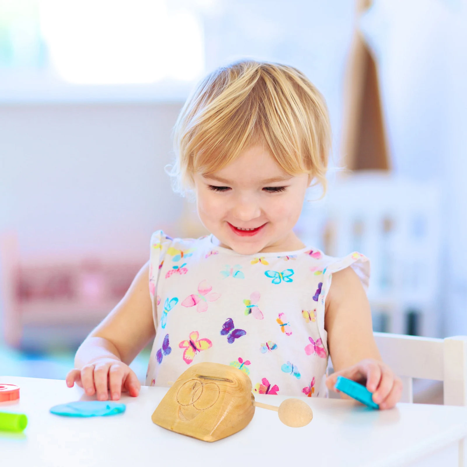 

Small Wooden Fish Instrument Kid Musical Percussion Toy Toddler Instruments Kids for Children