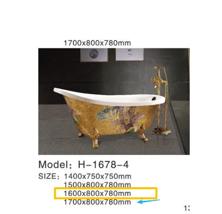 Red Japanese Resin Standing Bathtub Transparent Clear Artificial Stone Various Color Soaking Bathroom Shower Modern Hotel
