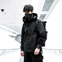 ENSHADOWER 17AW techwear cyberpunk functional waterproof lightweight jackets tech coat street wear dark wear Wasteland Punk