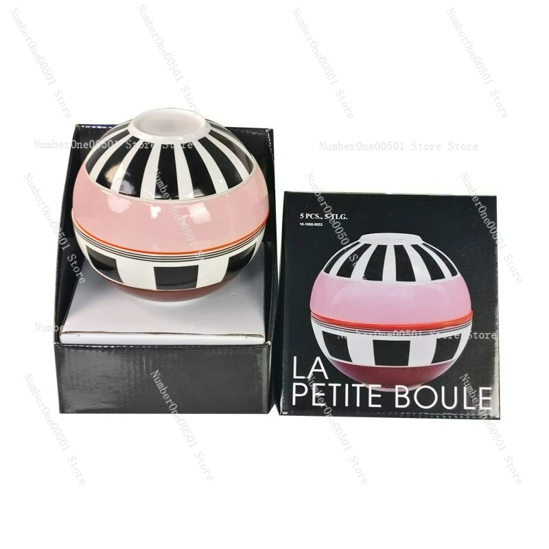 Small food ball tableware set, high-value light luxury plates, dishes can store tableware