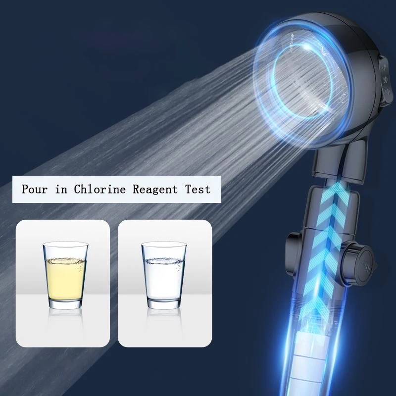 Cabezal de ducha de repuesto con filtro de algodón, elimina cloro, fluoruro, impurezas, purificación de agua, limpieza