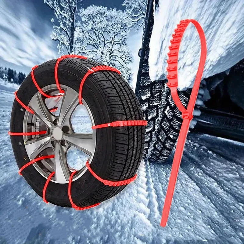 2024 Reusable Anti Snow Chains - 【New Version】12 PCS Portable Snow Tire Chain for Pickup cars Trucks & SUV