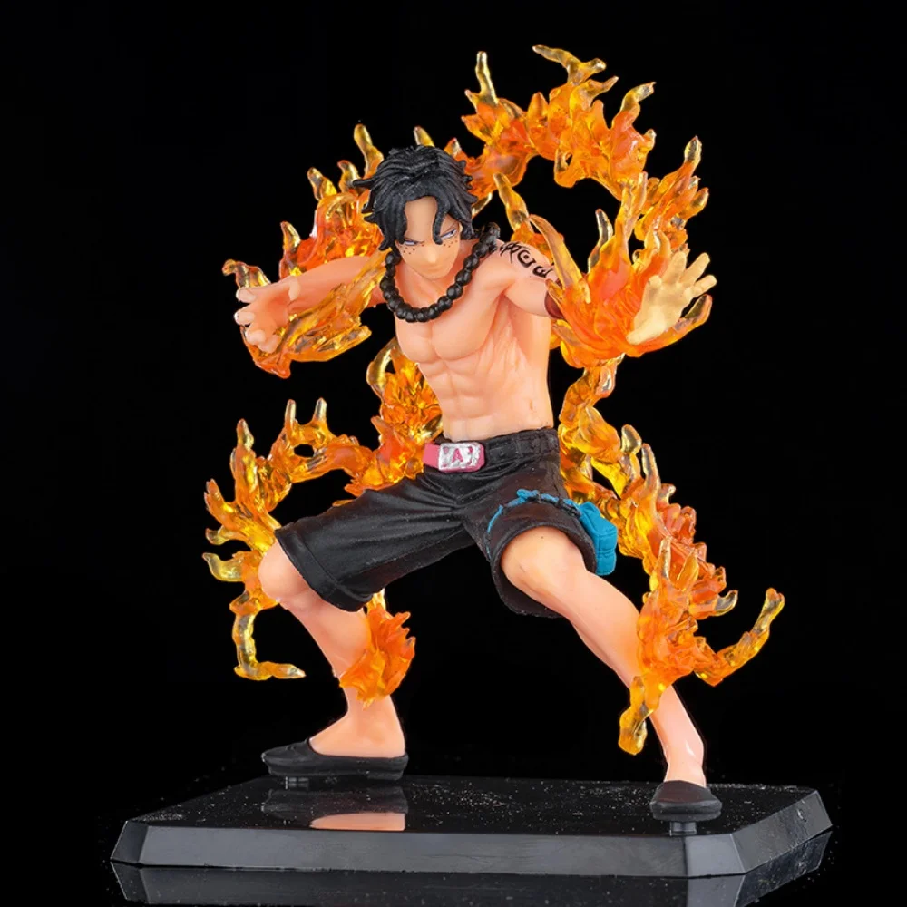 

Anime One Piece Portgas·D·Ace Fighting PVC Action Figure Collectible Model Doll Toy 13CM