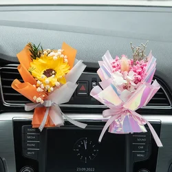 Car Air Freshener Car Air Outlet Clip Dried Flower Air Freshener Clip Aromatherapy Small Fresh Car Decoration  Accessories