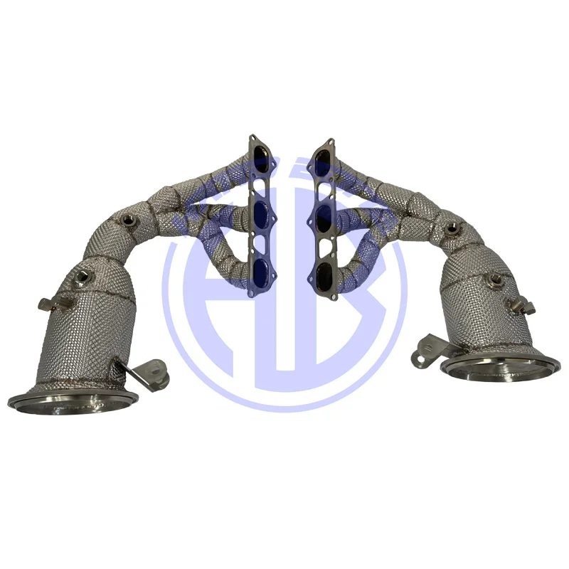 

Exhaust Header for PORSCHE 992 GT3 High Performance Exhaust Manifold with Heat Shield