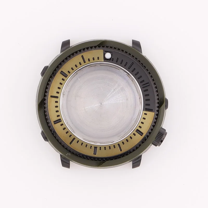 45mm Blue Tuna Canned Watch Cases for Seiko Mod Kit NH35 NH34 Automatic Mens Replacement Parts