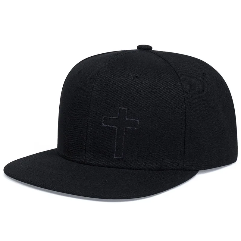 Women Fashion Embroidery Cross Baseball Cap men Snapback Hat Casquette Summer Couple Hip Hop Hats