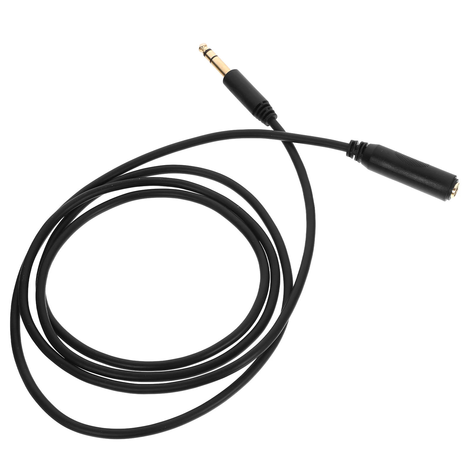 

Speakers Cable Audio Extension Stereo Jack Cord Electric Guitar Black Pvc Extender