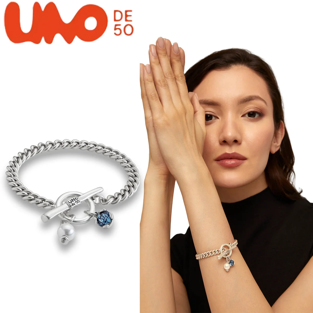 

UNODE50 Bracelet Spanish vintage vintage asymmetrical European and American personalized light luxury bracelet