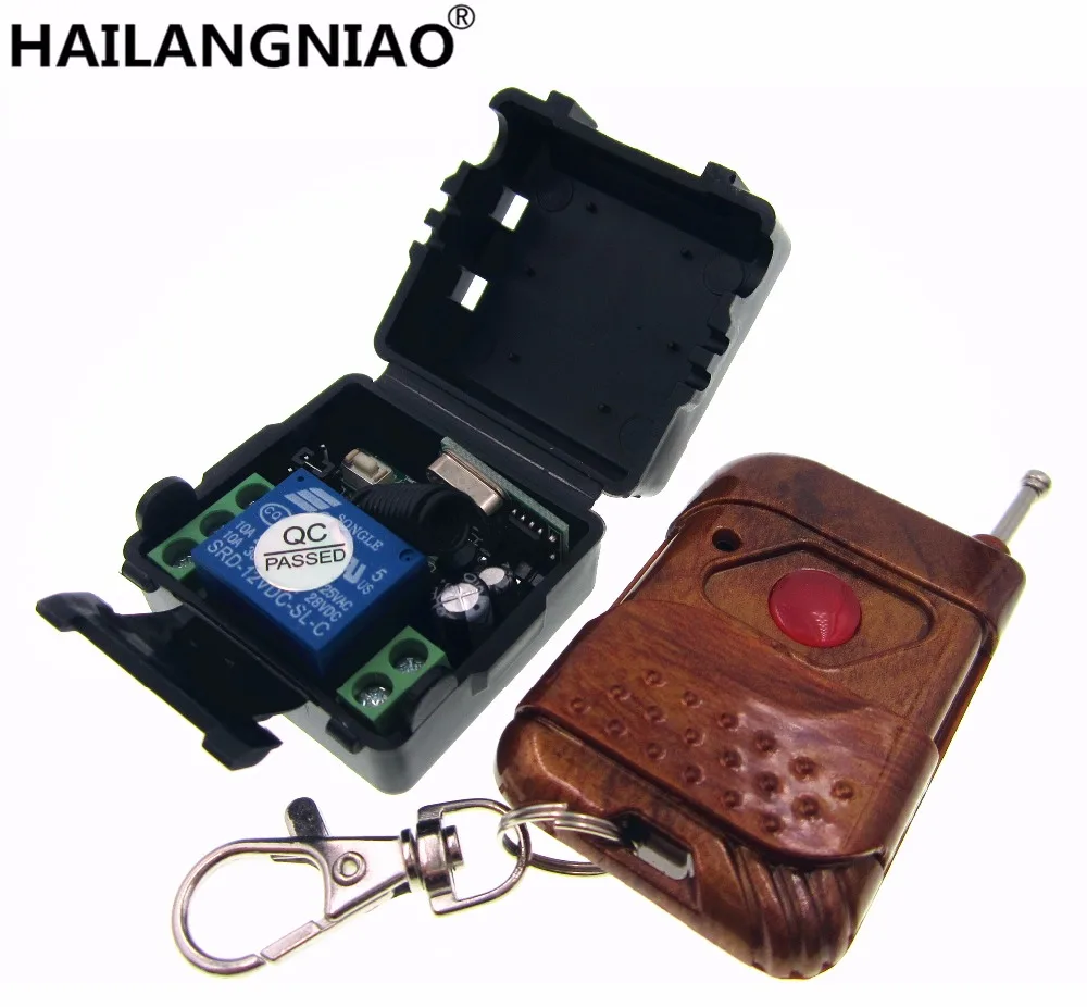 طقم التحكم عن بعد اللاسلكي بأربعة طرق، جهاز استقبال القفل M4 مع جهاز تحكم عن بعد لاسلكي 4 مفاتيح