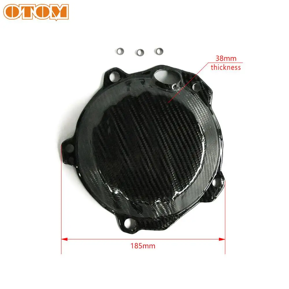 Motorcycles Engine Protective Cover Carbon Fiber Pprinting Clutch Cover Magneto Guard For KTM XCF SXF EXC-F 250 350 Freeride250F