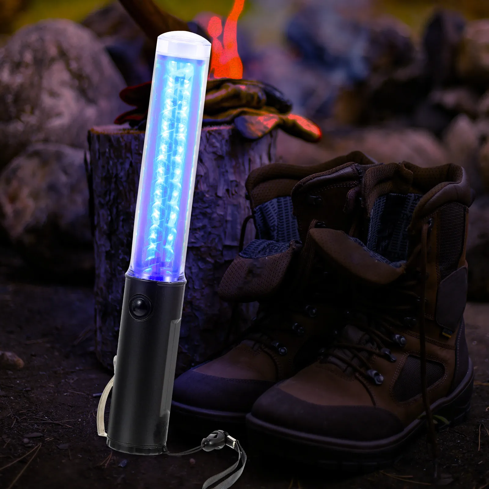 Reusable Concert Cheer Bars Glow Sticks for Fans Luminous Traffic Holiday Party Decor Creative ABS Light-Up Stick