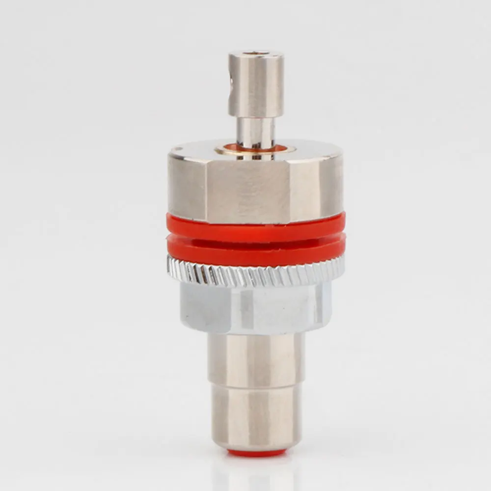 Conector de Terminal RCA hembra chapado en rodio sin soldadura para audiófilos, conector de Audio y vídeo Hifi, TV, CD, DAC, salida de entrada de señal