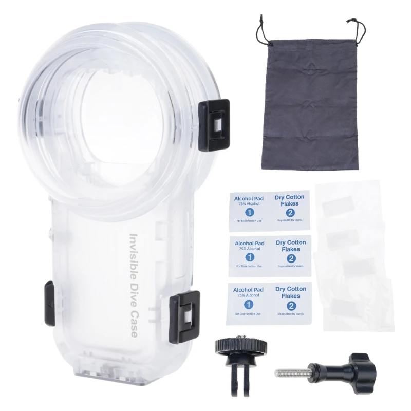 462B Invisible Dive Waterproof Protector Housing Case for X5 Invisible Underwater Dive Depth 60m/164ft Action Camera Case