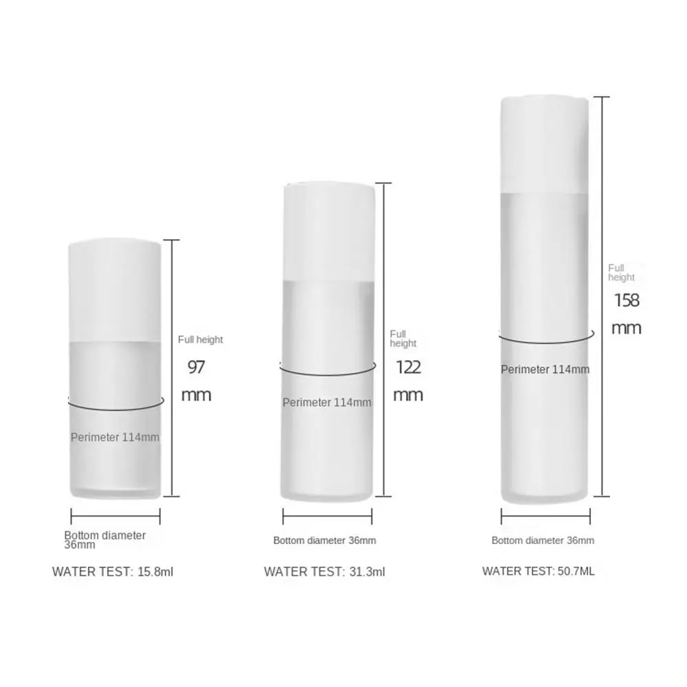 outfit Women Cream Dispenser Sub-Bottling Cosmetic Container Refillable Bottles Airless Lotion Bottle Vacuum Pump Bottles