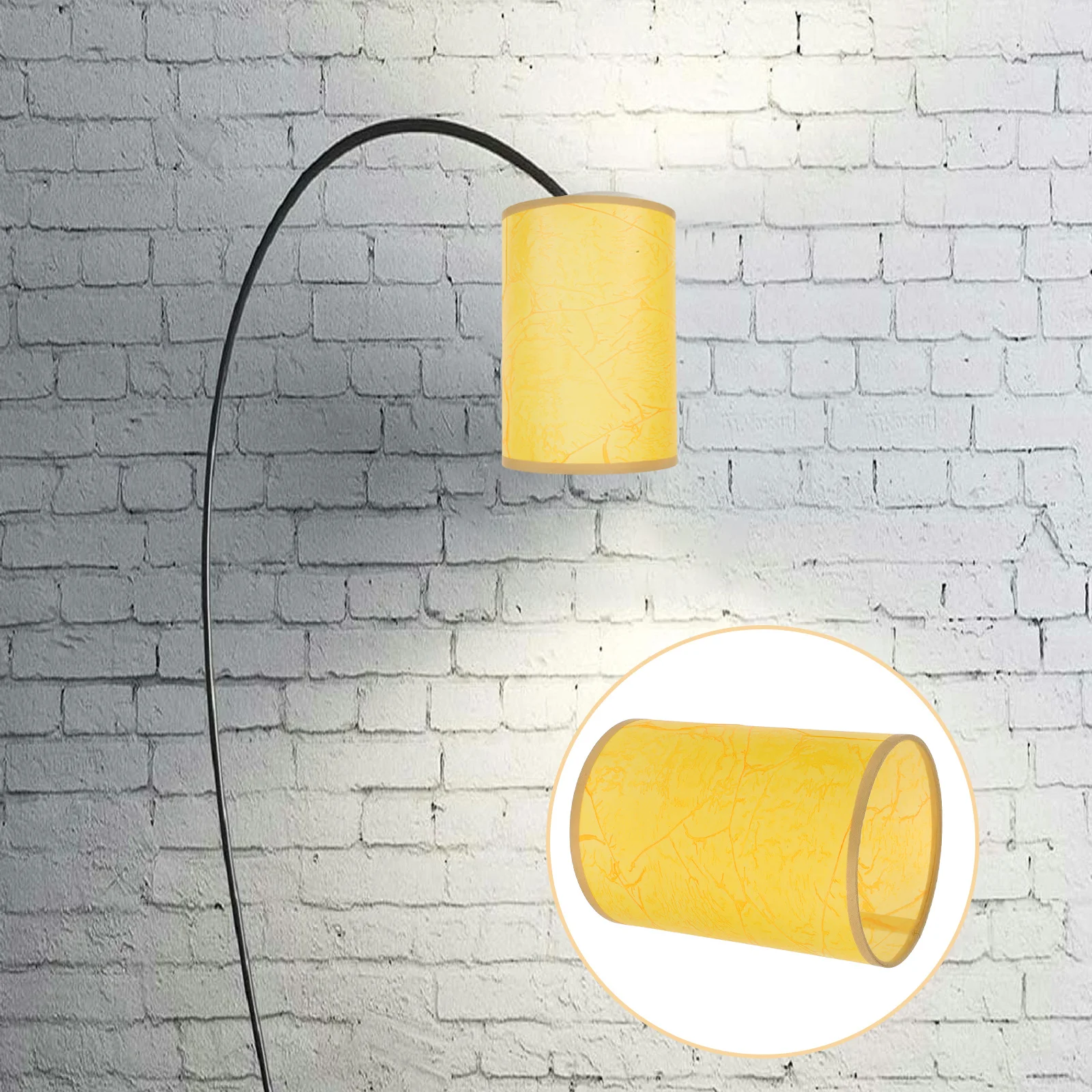 

Cylindrical Lamp Shade E27 Bedside Wall Floor Light Holder Small Decorative Lampshade For Bedroom Home Office Lighting Fixtures