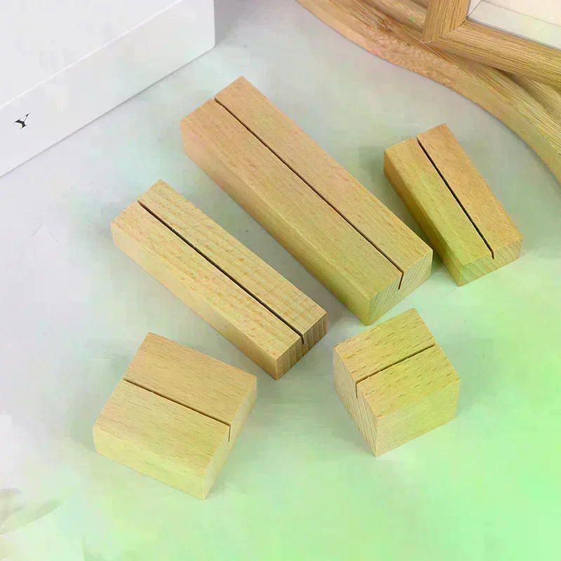 Wood Table Perfume Essential Oils Test Tester Paper Strip Holder Display Stand Clamps Aromatherapy Paper Clips Decoration
