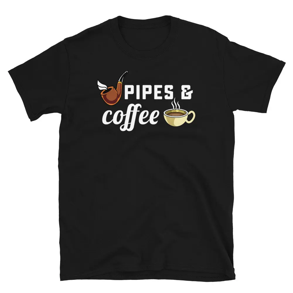 Coffee Lover T Shirt Drinker S Tobacco Pipe Smoker Smoking Carver Collector Tobacconist