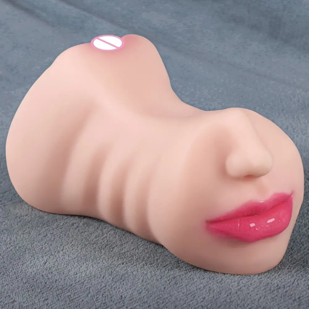 High Quality TPE Male Masturbation Sex Toys Realistic 3 Holes Inserted Male Pocket Pussy Adult Porn Sex Toy Lifelike Vagina Anus - view 6