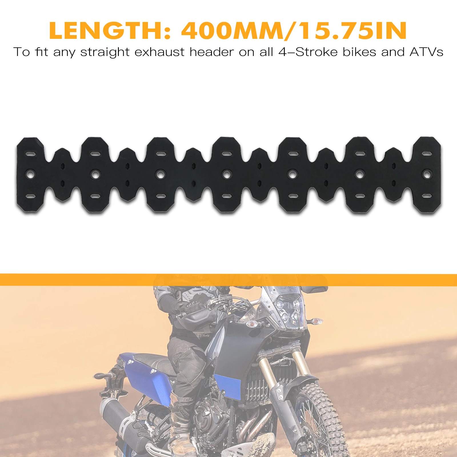 NICECNC 40cm / 22cm Exhaust Muffler Pipe Heat Shield Guard Protector For Suzuki RMZ RMX DRZ 250 400 450 RMZ250 RMZ450 DRZ250