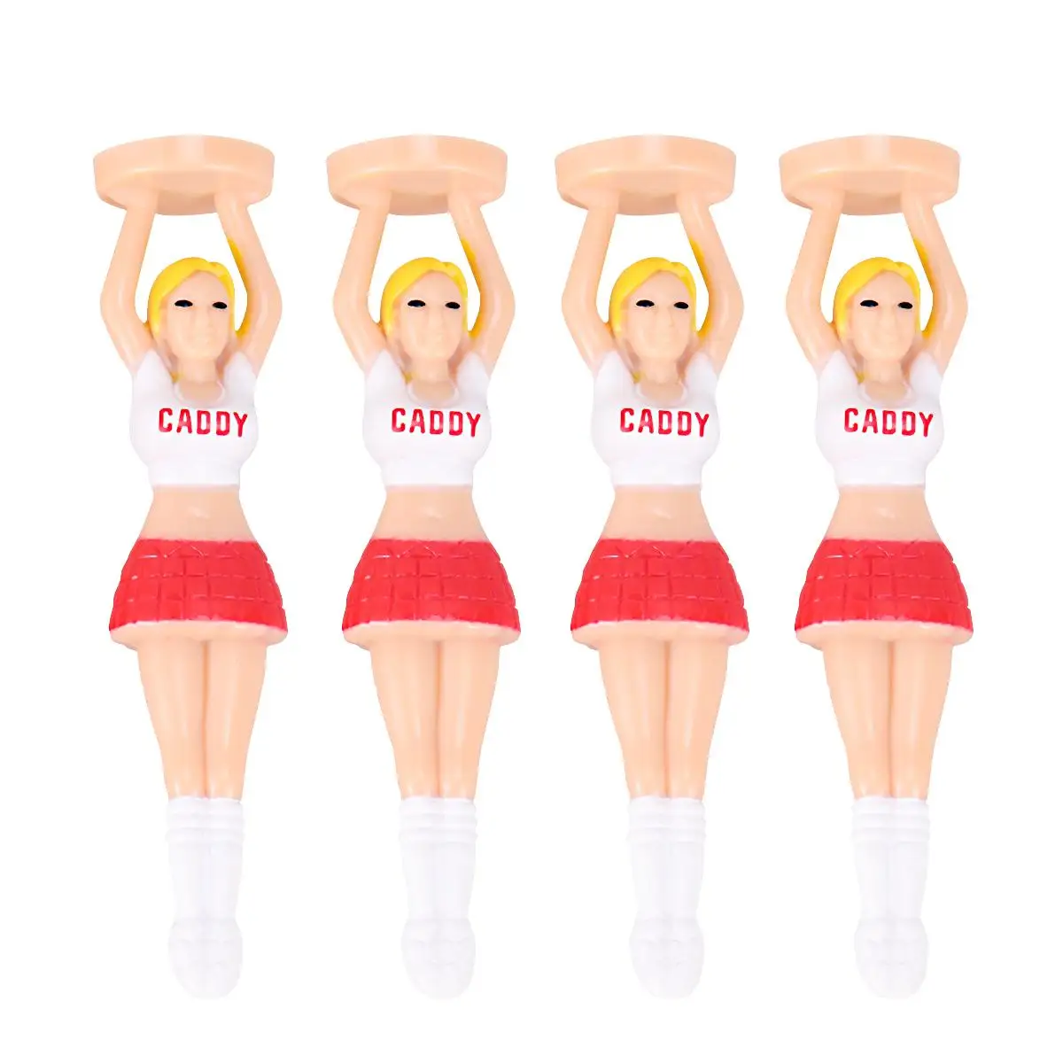 4 PCS/Pack Golf Indoor Tees Unbreakable Lady Personalised Balls Gift Accessories