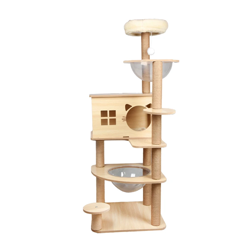 

Cat Scratcher Tower Home Furniture Cat Toys Tree Pets Climbing Frame Toy Cat Scratching Board Climbing Frame