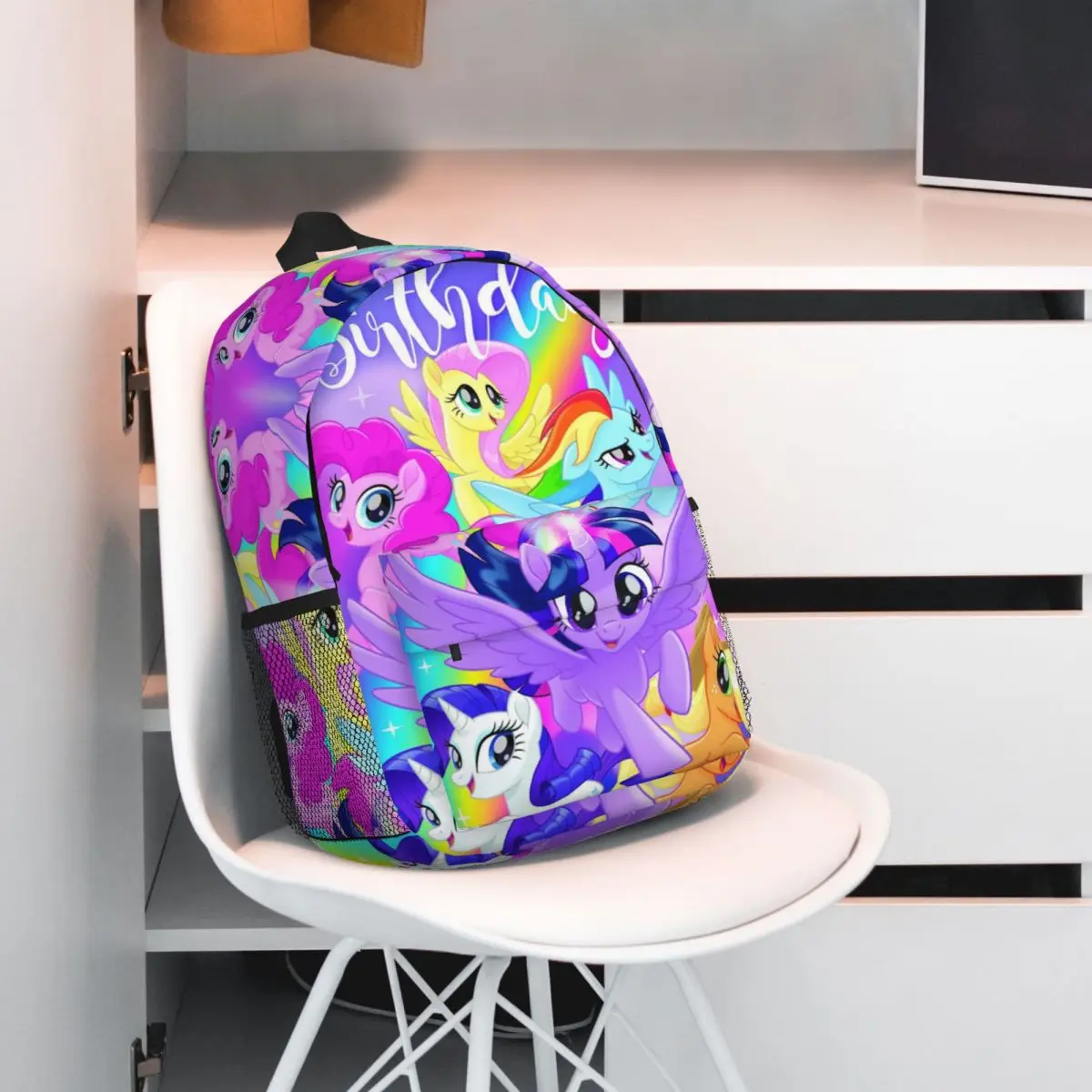 My Little Pony For Girls Boys Large Capacity Student Backpack Lightweight waterproof Backpack 15inch