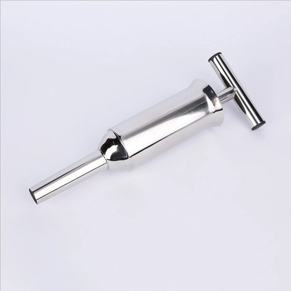 Stainless Steel Sausage Stuffer Kit Maker Meat Filler Sausage Tube Filling Tool for Home (Small) sausage filler tube