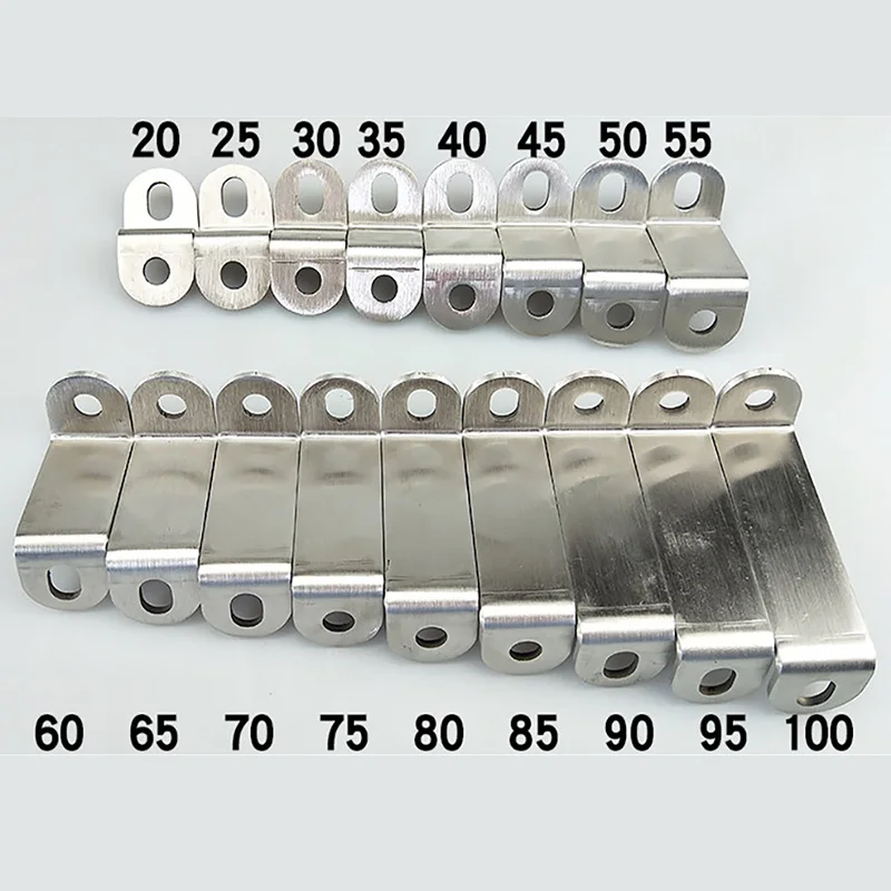 3PCS Z-type Corner Code Fixed Connector 304 Stainless Steel Right Angle Iron Thickened Buckle Large Bracket Hardware Accessories