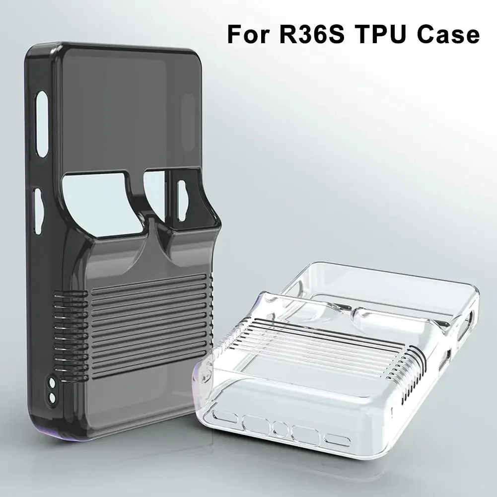 for R36S Handheld Game Console Protective Cover Portable Back Protective Case Game Console Accessories Storage Transparent Case