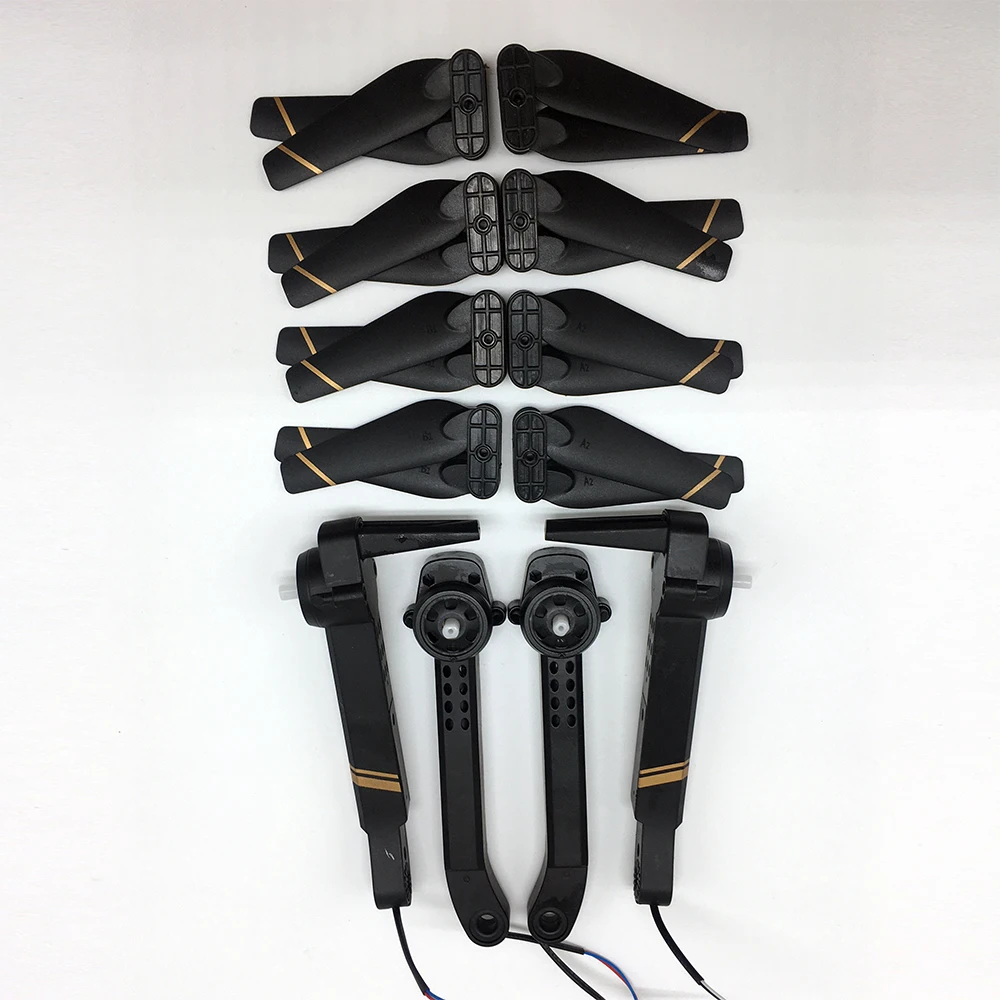 

V4 Motor Arm Propeller Spare Part Kit for 4DRC V4 Original Accessory Front Rear Arm with Engine Main Blade Wings Parts