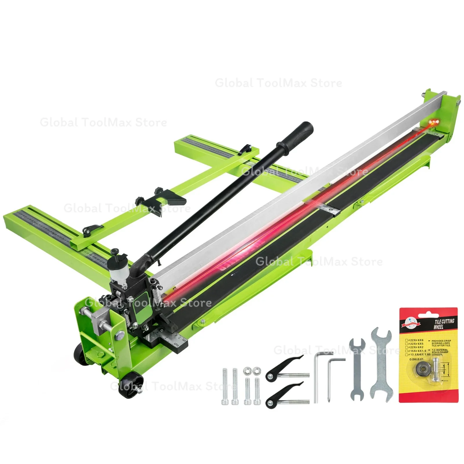 Manual Tile Cutter Infrared Laser Positioning Floor Push Knife Professional Porcelain Ceramic Cutting Hand Tool