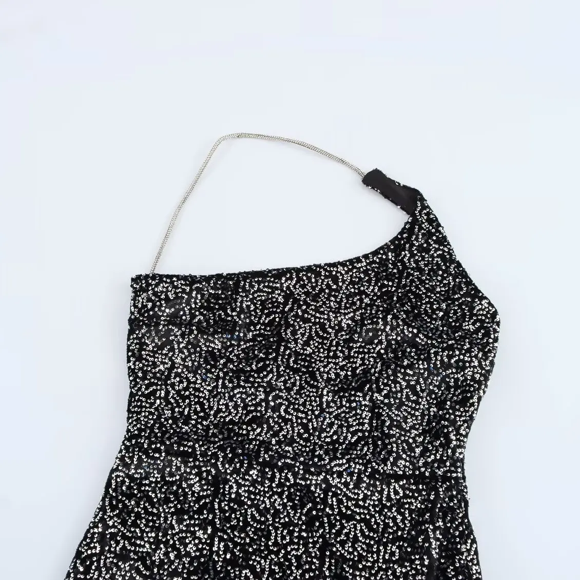 Asymmetric Beaded Design Dr Ele Autumn New Sle Women's Faion Pure Color Straight Tube Skirt Casual Slim Fit Dr