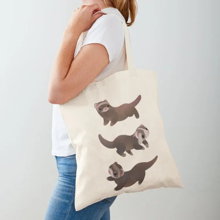 

Ferret - dark Tote Bag tote bag screen Handbags women eco pack tote bag university