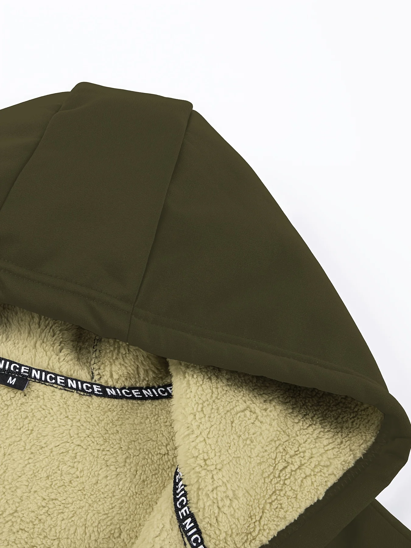 سترة صوف كاجوال بغطاء للرأس للرجال - قماش محبوك من البوليستر بنسبة 100% مع امتداد طفيف وسحاب للإغلاق وسويت شيرت بقلنسوة للخريف #6