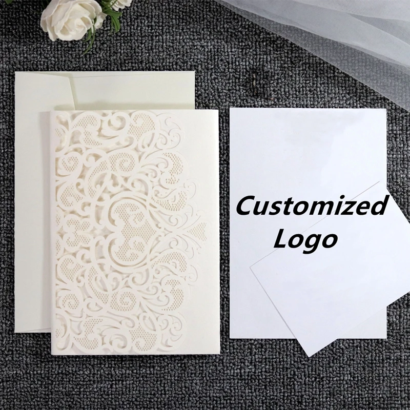

Customized Fast Link Wedding Invitation Cards Engagement Invitations Marriage Luxury Greeting Card Sets