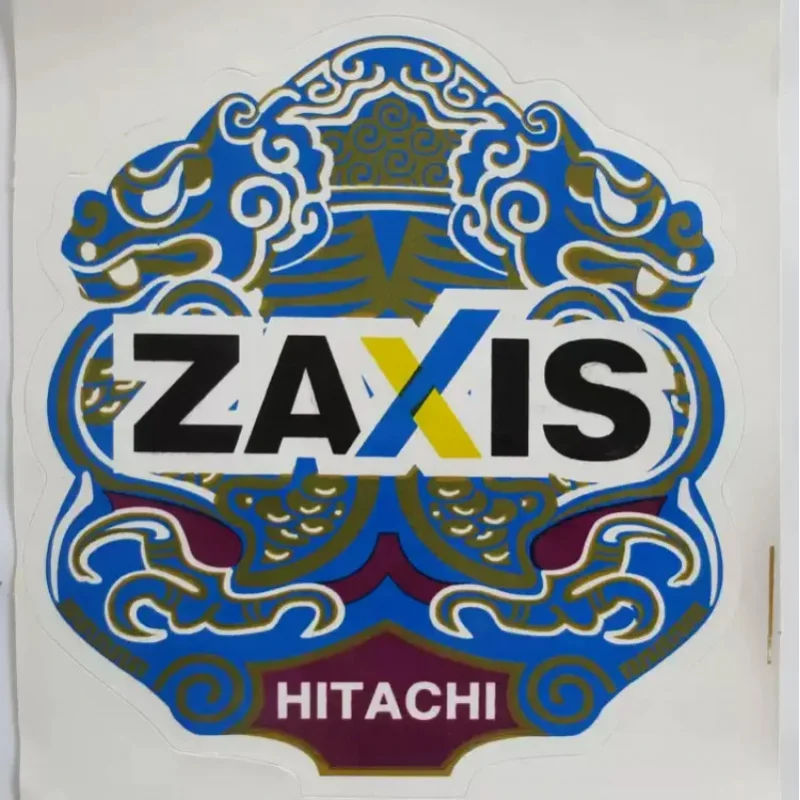 Hitachi zaxis series excavator stickers Hitachi Special Body Double Dragon