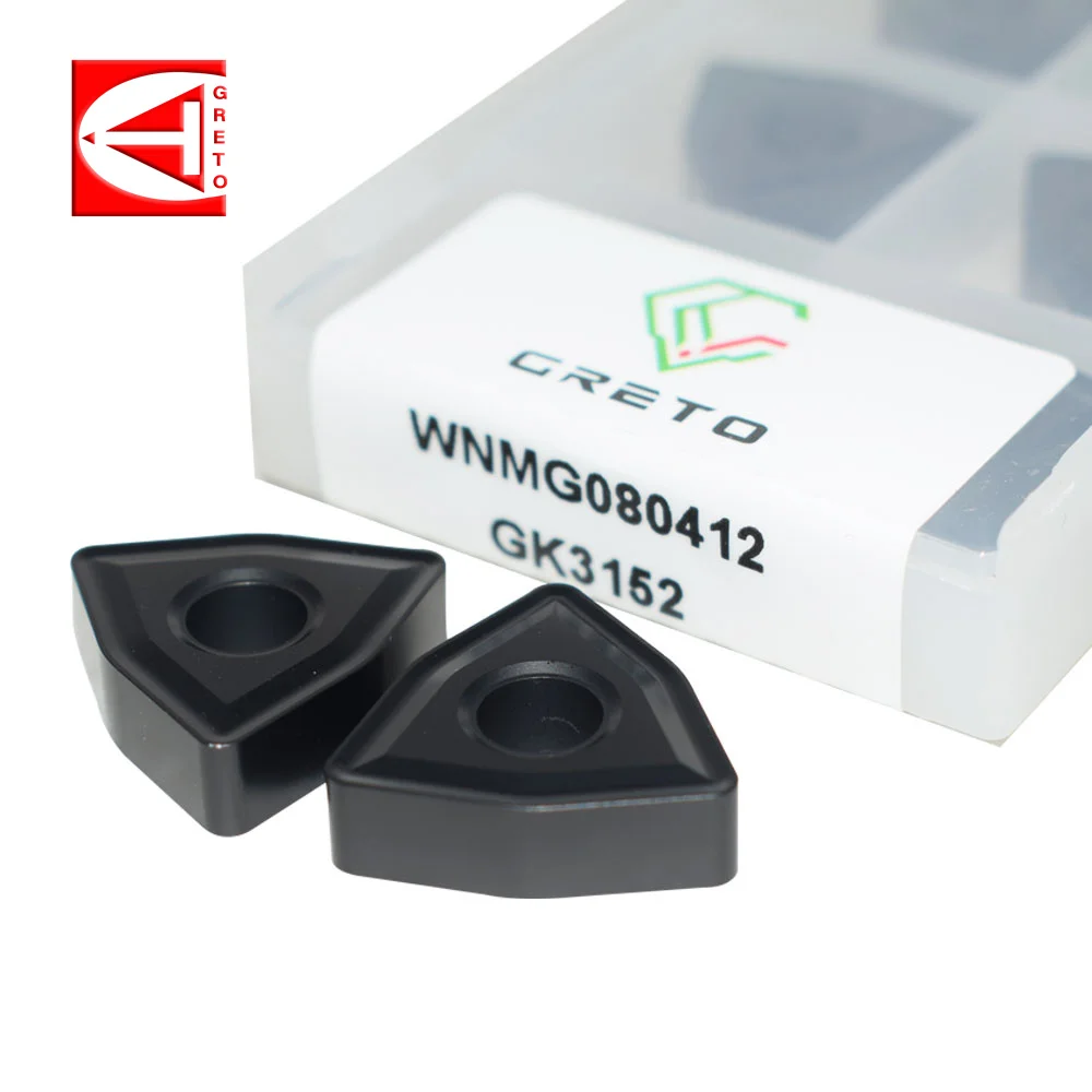 

GRETO WNMG080404 WNMG080408 WNMG080412 GP1251 GP1252 GK3152 Cemented Carbide Cutting Turning Tool WNMG433 WNMG 080408 WNMG08