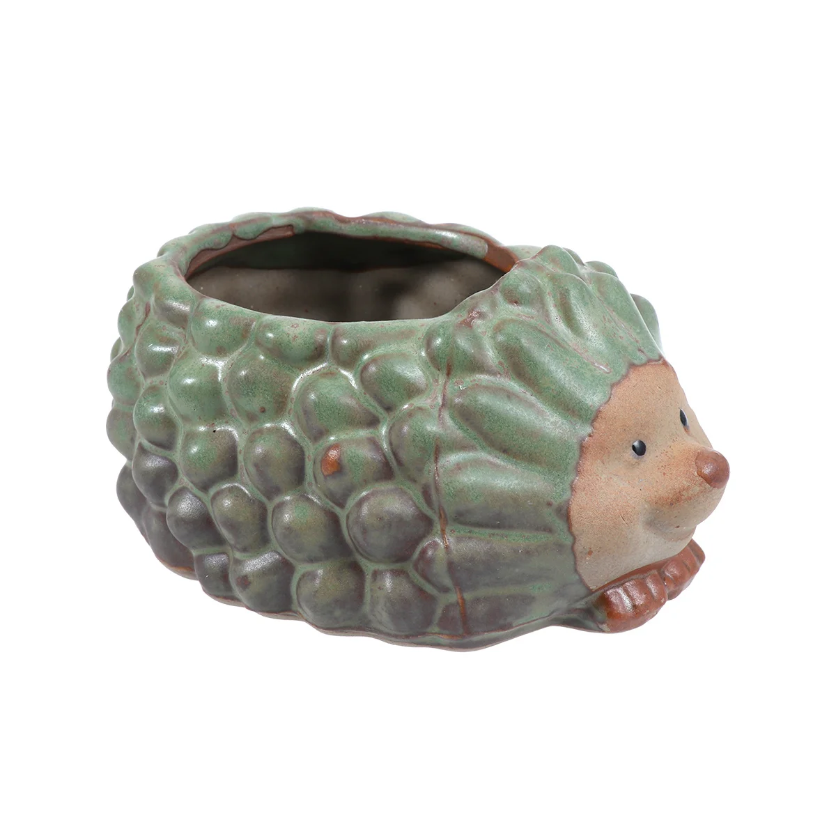 

Resin Cartoon Animal Shaped Flower Pot Hedgehog Succulent Planter Decorative Home Office Plant Holder Funny Flowerpot