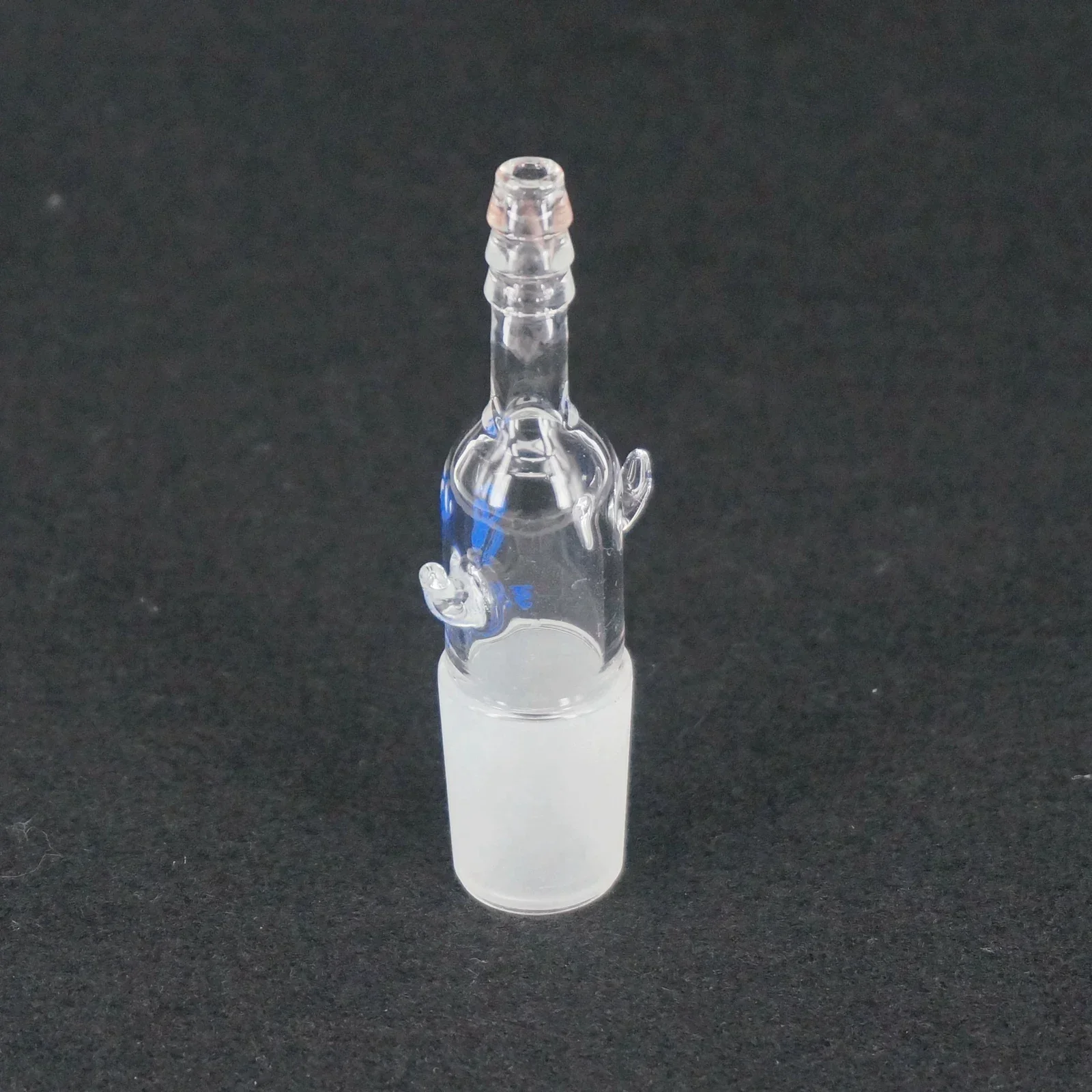 24/29 Joint 9mm Hose Connection Laboratory Glass Straight Vacuum Inert Gas Adapter