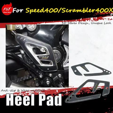 3D sticker for the heel pad decoration of the Speed400/Scrambler400X specialized modification accessory motorcycle stickers