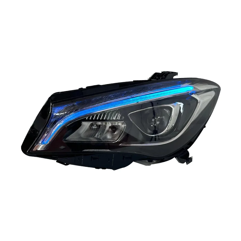 -For Upgraded Full LED Headlight Assembly for CLA W117 2014-2019 High Brightness LED DRL Sequential Turn Signal Front^