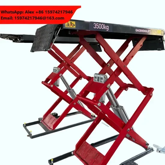 Most Popular Small Hydraulic Scissor Car Lift CE Certified ISO Certified 3000kg/3500kg Lifting Capacity Home Garage Lift