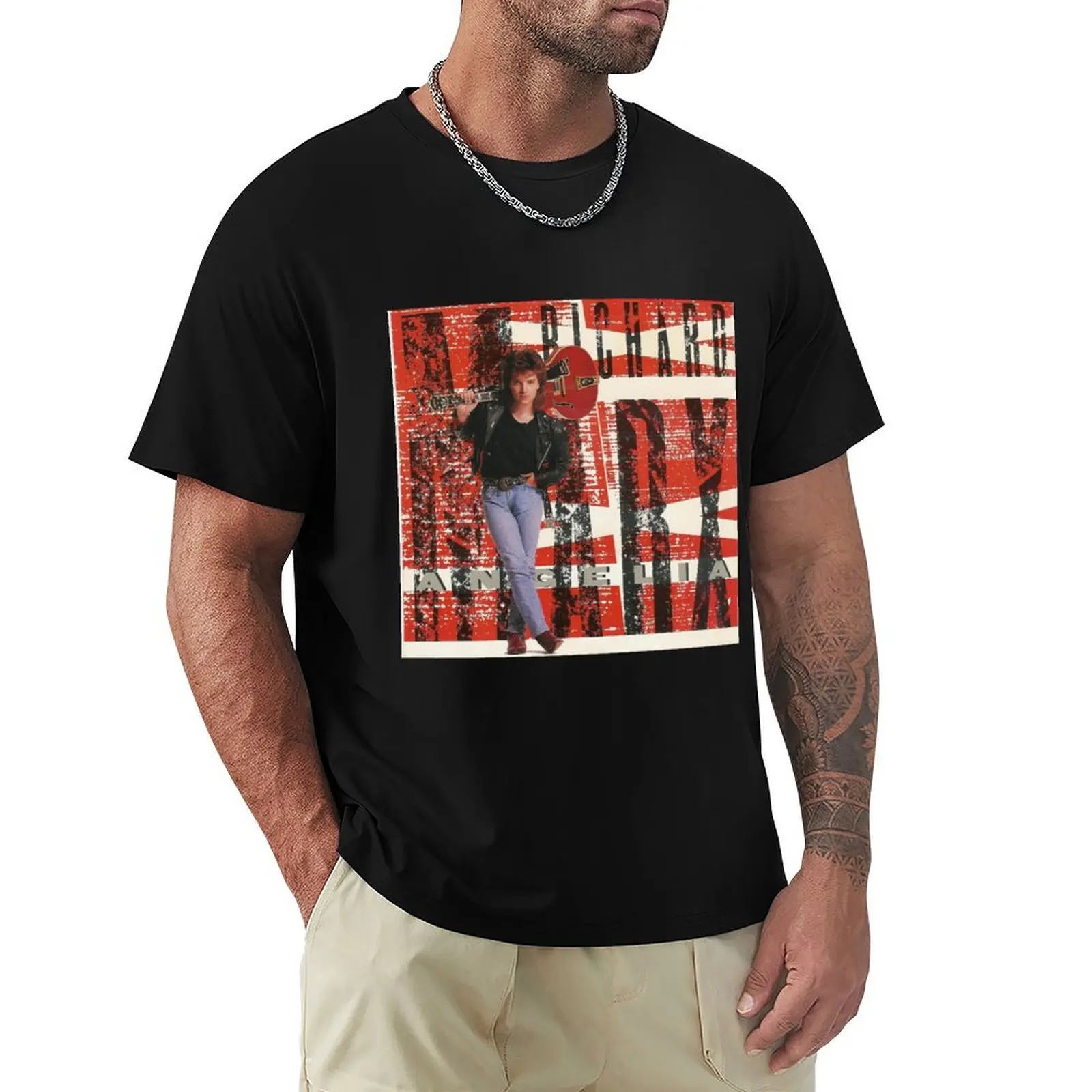 RICHARD MARX in style edition T-Shirt Active Sports Short Sleeve Cotton Shirt