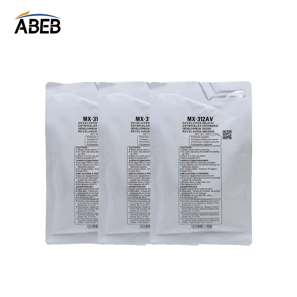300g MX312-AV Developer Powder For Sharp MX-M261 M311n M2628L M3508u M3108n 264 261 256L 260 310 High Quality Compatible Carrier