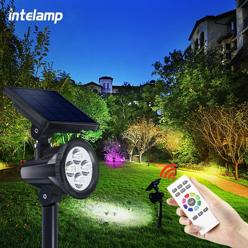 

2025 Outdoor Solar Waterproof LED Landscape Lighting High-Brightness Lawn Spotlight For Gardens Courtyards Trees Paths Terrace