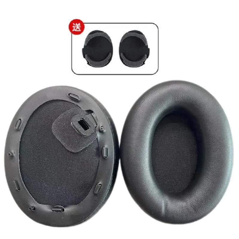 بطانة للأذن من جلد الغنم الأصلي لسوني WH-1000XM3 WH-1000XM4 سماعات بديلة wh 1000xm3 xm4 وسادة الأذن وسائد الأذن