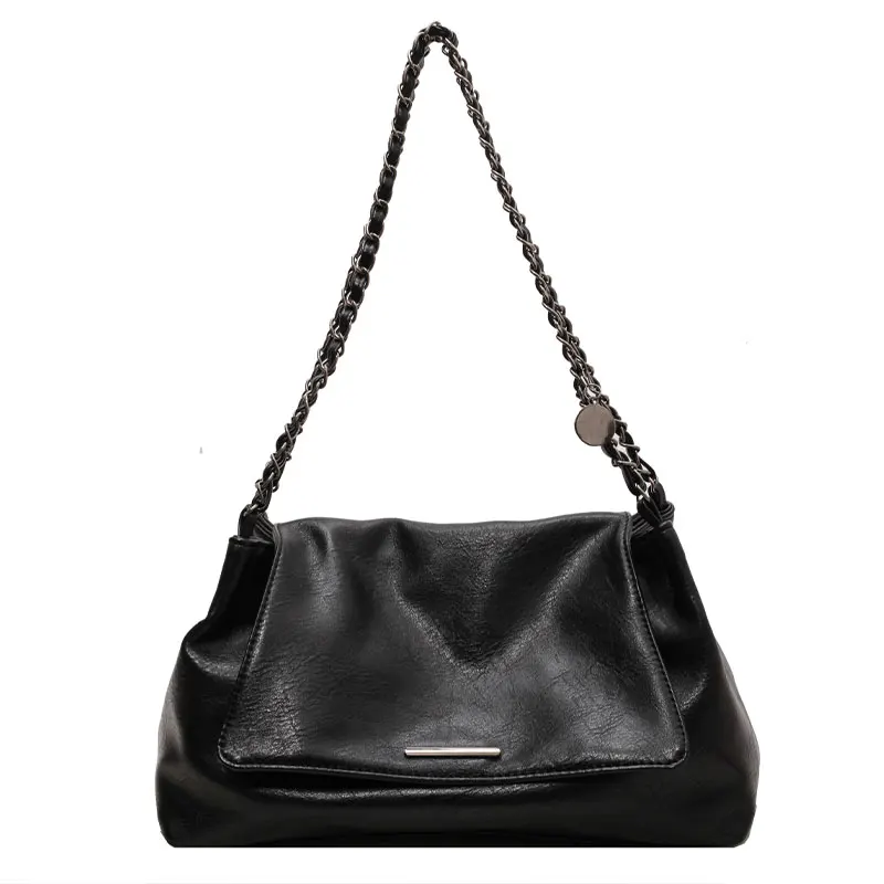 高品質チェーンバッグ レディース 2025年新作 レトロ 多機能 大容量 通勤 シングルショルダー クロスボディバッグ