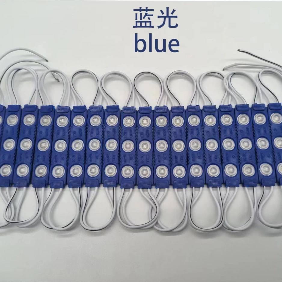 Wodoodporny 12 V 2835 3 diody LED 1,5 W Moduł LED do formowania wtryskowego o wysokim świetle, super jasne moduły LED oświetlenie